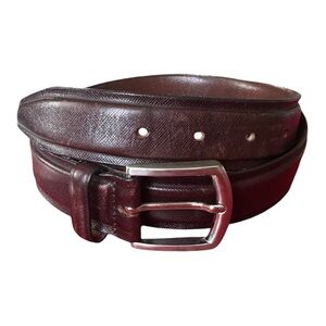 HOLT RENFREW Men’s Brown Leather Belt